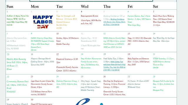 April 2026 Wellness Calendar